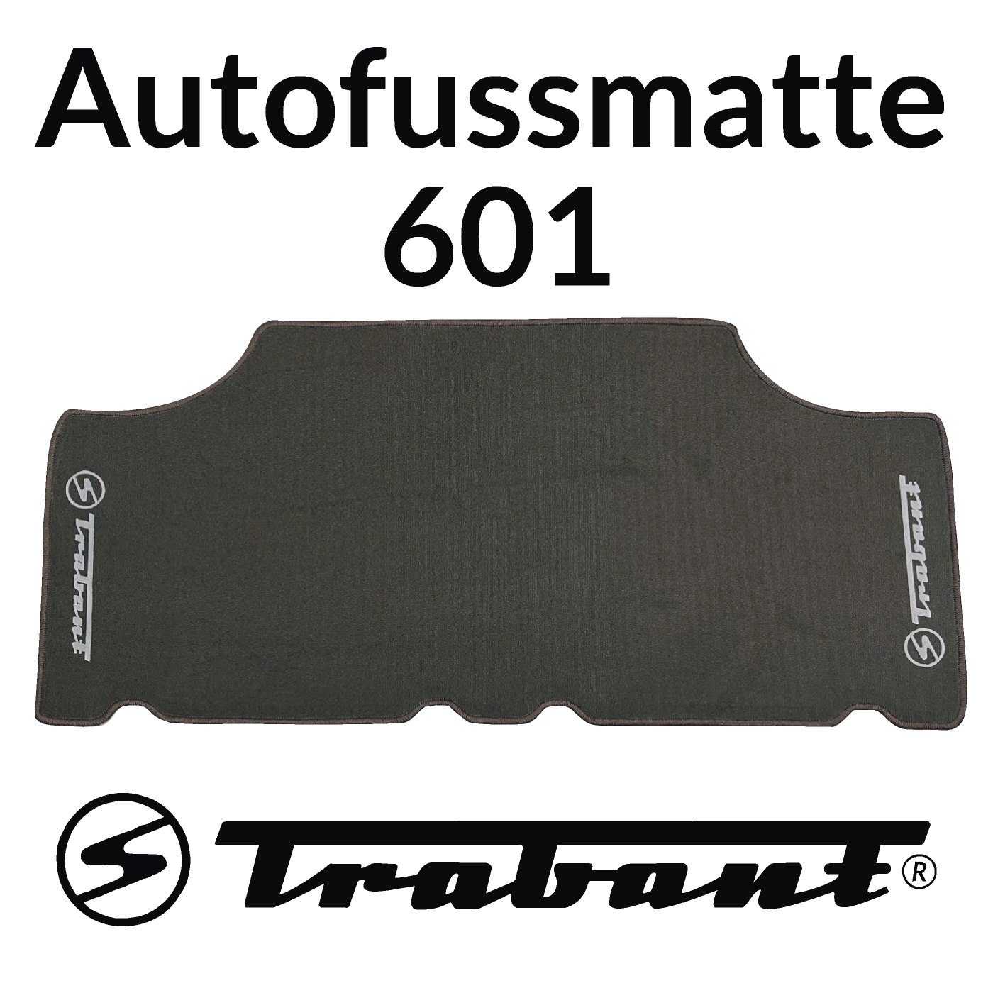 Autofussmatte Trabant 601 "Braun"