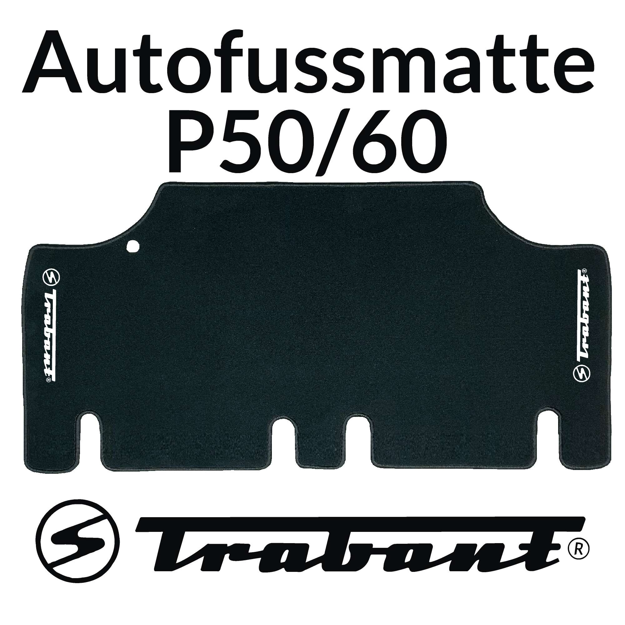 Autofussmatte Trabant P50/60